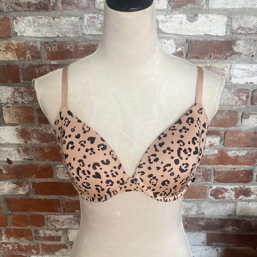 Leopard Print Women's Bra 34DD